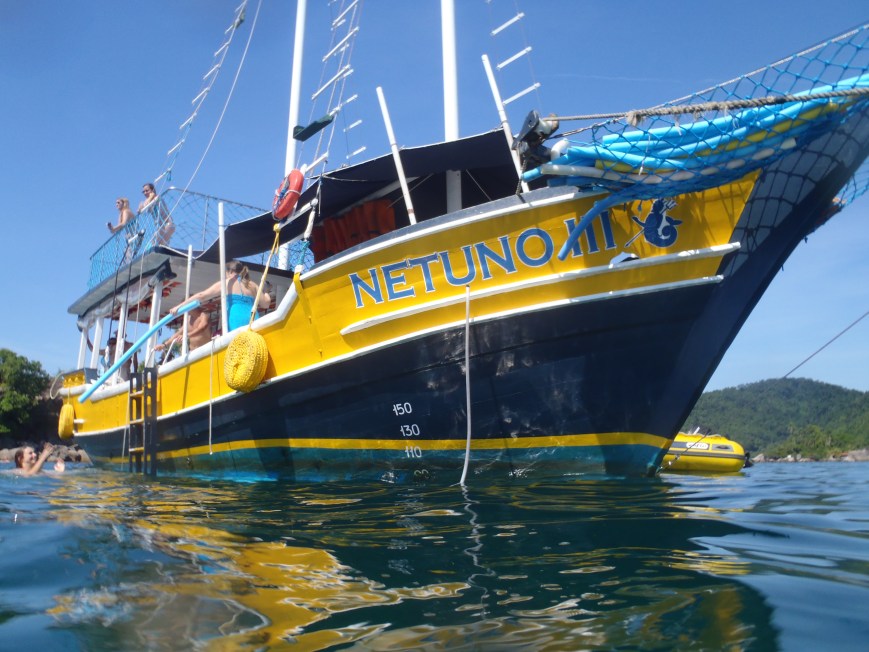 The pirate ship from our island trip