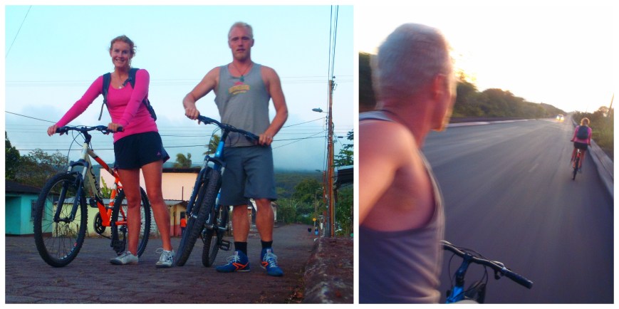 Cycling on San Cristobal