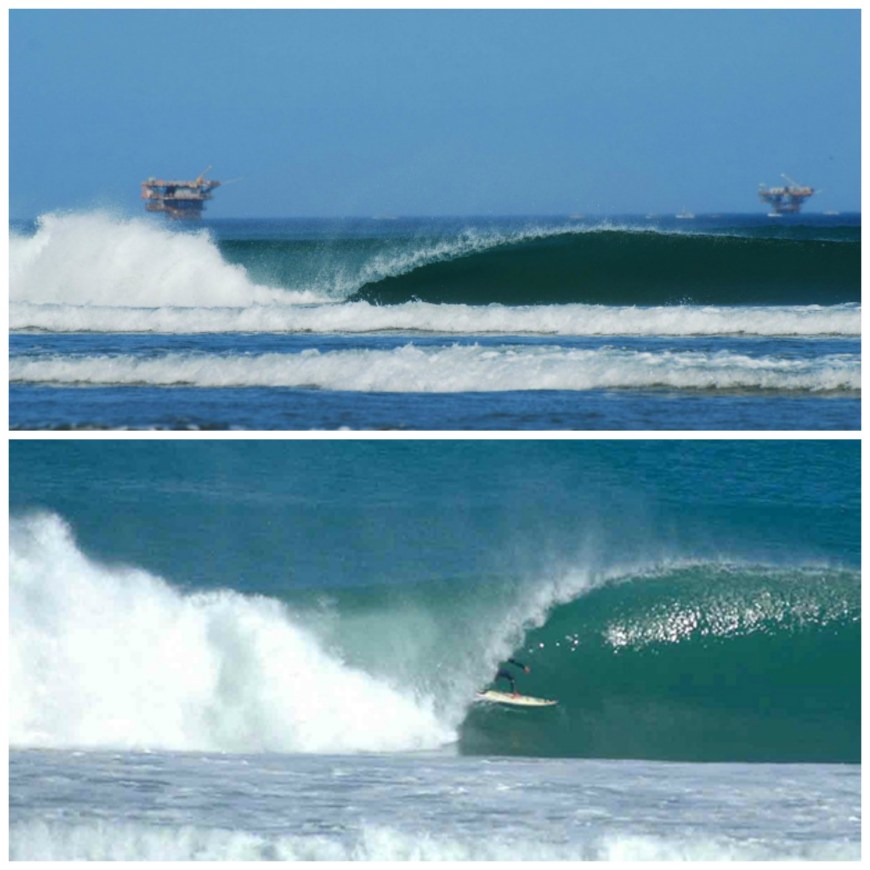 Surfing at Lobitos