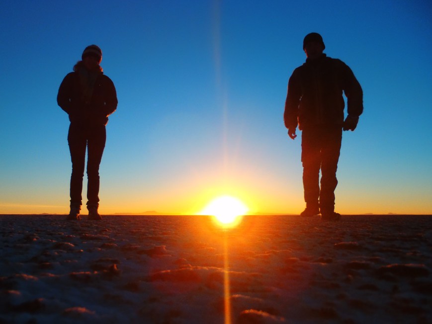 Sunrise on the Salt Flats