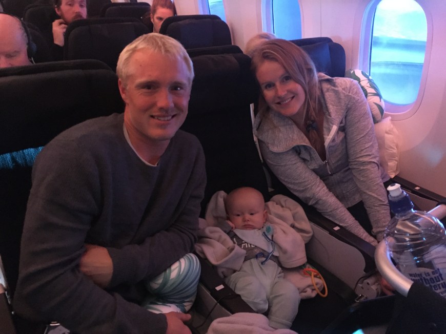 One leg down, one to go - looking fresh with plenty of TLC from the Air NZ crew