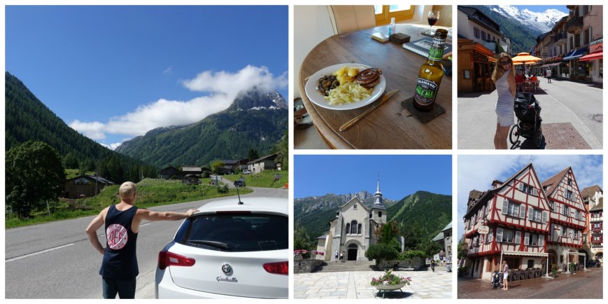 Cooking for ourselves with the local produce is a treat